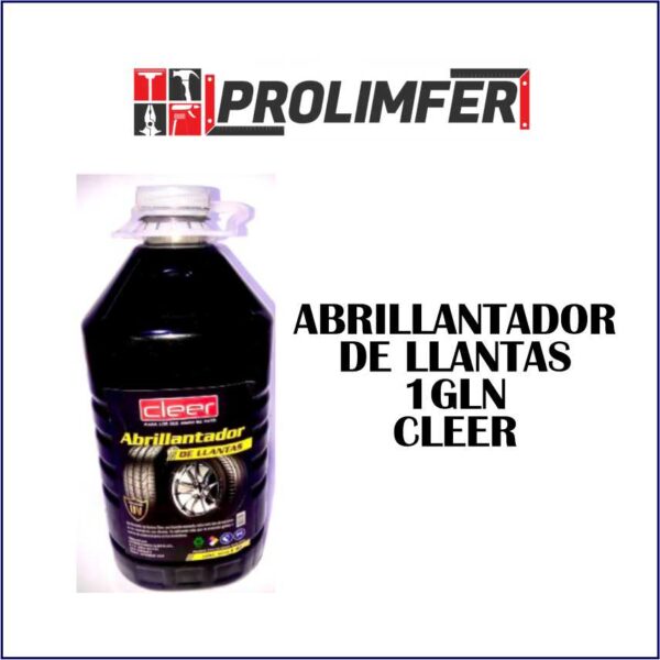 Abrillantador de llantas 1gln - CLEER
