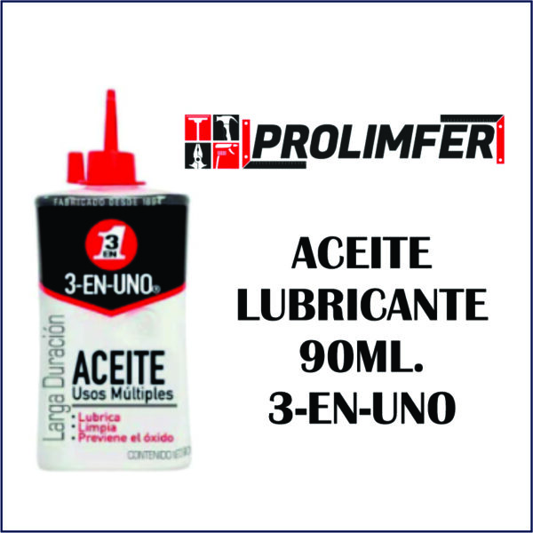 Aceite lubricante 90ml - 3-EN-UNO