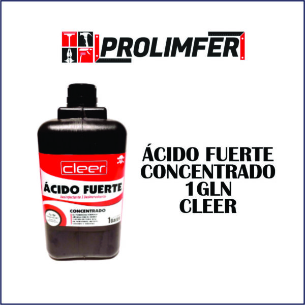 Ácido fuerte concentrado 1gln - CLEER