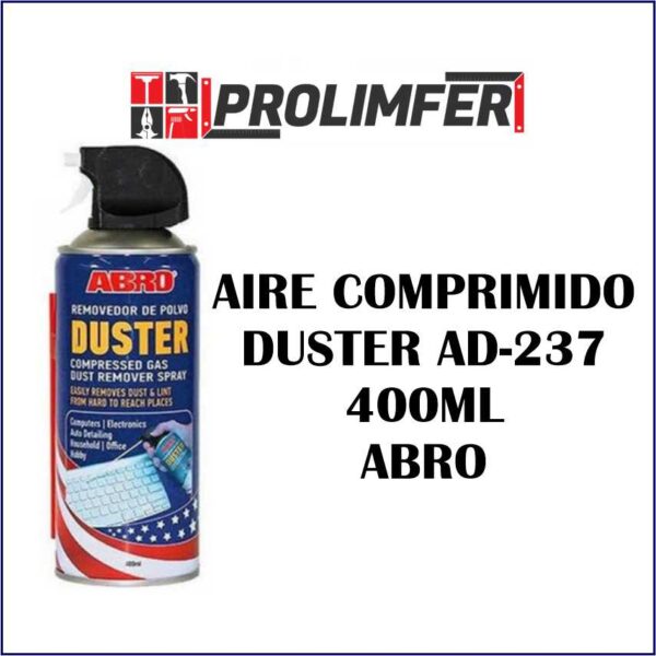 Aire comprimido Duster AD-237 400ml - ABRO