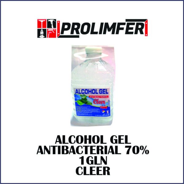 Alcohol gel antibacterial 70% 1gln - CLEER