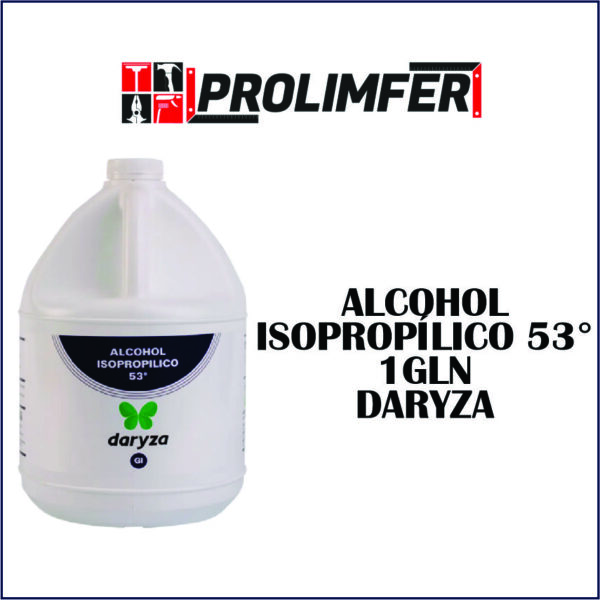 Alcohol isopropílico 53° 1gln - Daryza