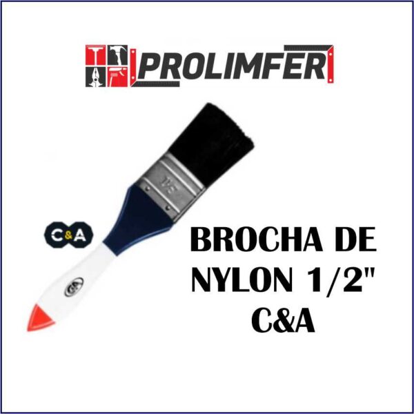 Brocha de nylon 1/2" - C&A