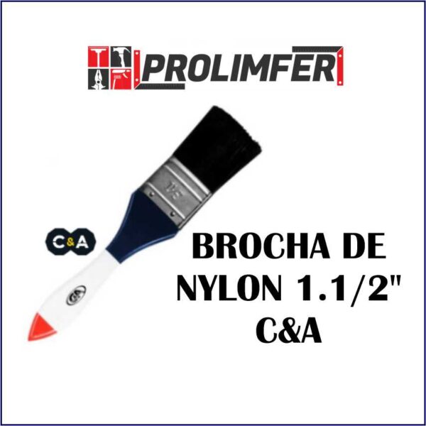 Brocha de nylon 1 1/2" - C&A