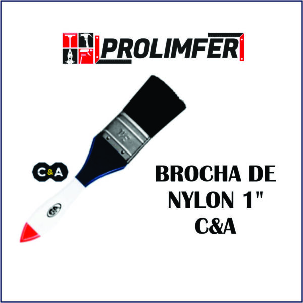 Brocha de nylon 1" - C&A