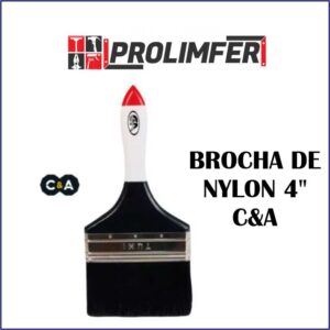 Brocha de nylon 4" - C&A