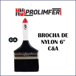 Brocha de nylon 6" - C&A