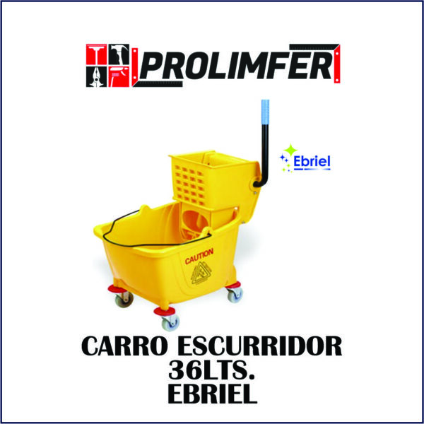 Carro balde escurridor 36lts - EBRIEL