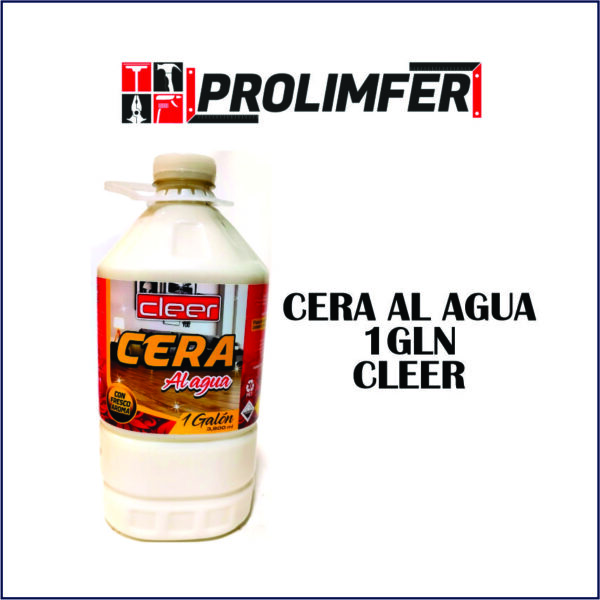 Cera al agua neutra 1gln - CLEER