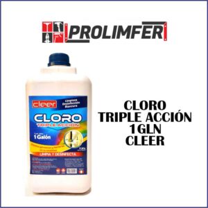 Cloro triple acción 1gln - CLEER
