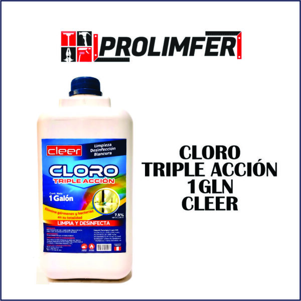 Cloro triple acción 1gln - CLEER