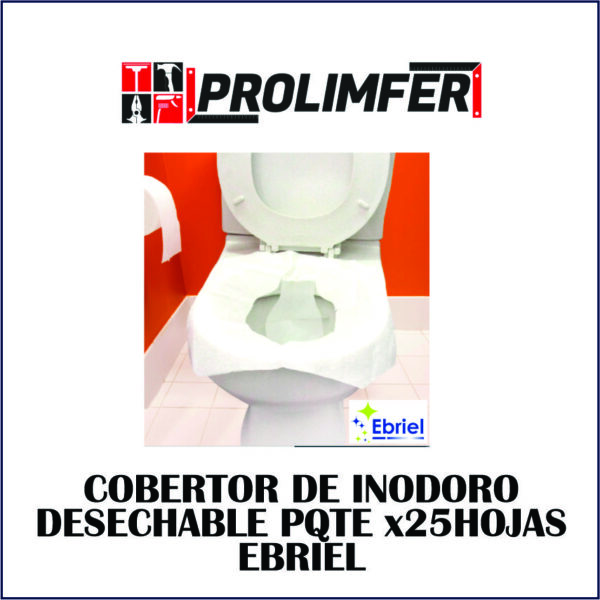 Cobertor de inodoro desechable pqte x25hjs - EBRIEL