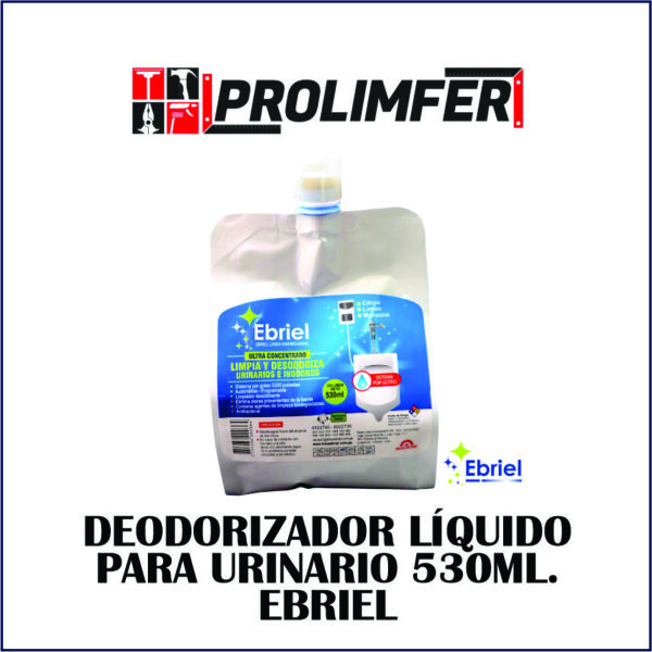 Deodorizador líquido para urinario 530ml - EBRIEL