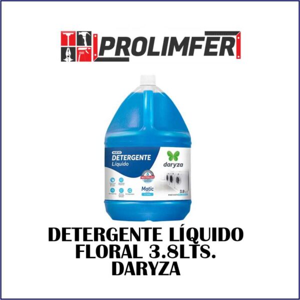 Detergente líquido MATIC floral 3.8lts - DARYZA