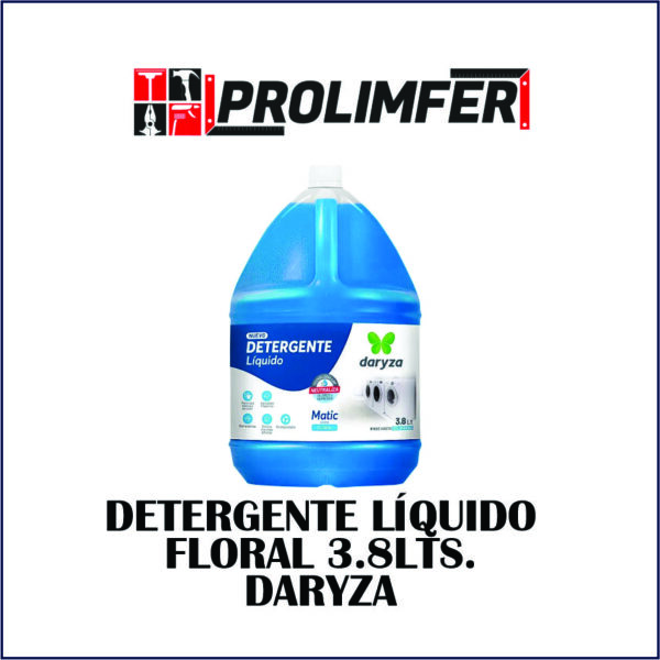 Detergente líquido MATIC floral 3.8lts - DARYZA