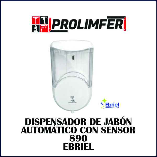 Dispensador de jabón automático con sensor 890 - EBRIEL