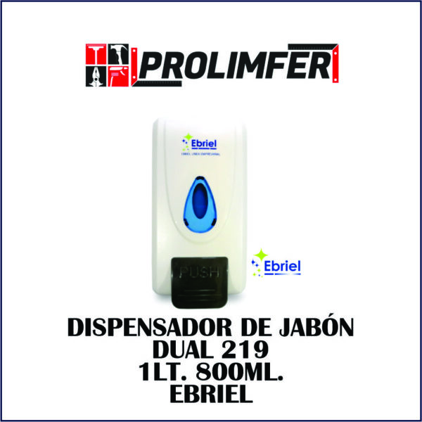 Dispensador de jabón dual 219 1lt - EBRIEL