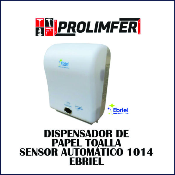 Dispensador de papel toalla sensor automático 1014 - EBRIEL