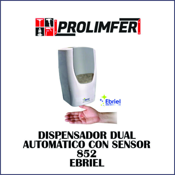 Dispensador dual automático con sensor 852 - EBRIEL