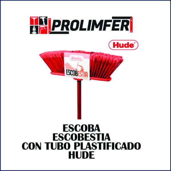 Escoba Escobestia con tubo plastificado - HUDE