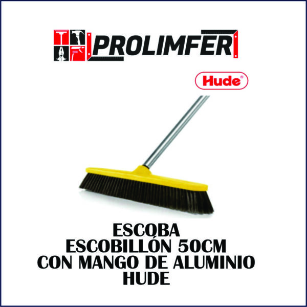 Escobillón 50cm con mango de aluminio - HUDE