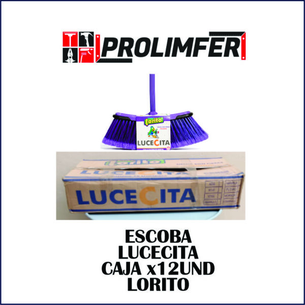 Escoba Lucecita caja x12 - LORITO