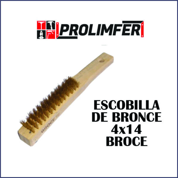 Escobilla de bronce 4x14 - BROCE