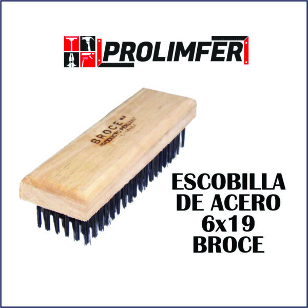 Escobilla de acero 6x19 - BROCE