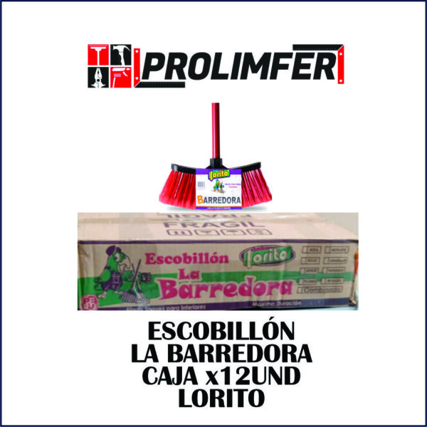 Escobillón La Barredora caja x12 - LORITO