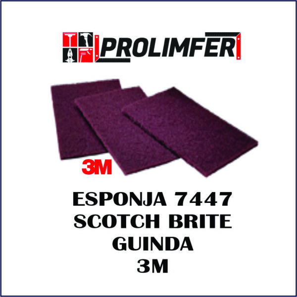 Esponja 7447 Scotch Brite guinda - 3M