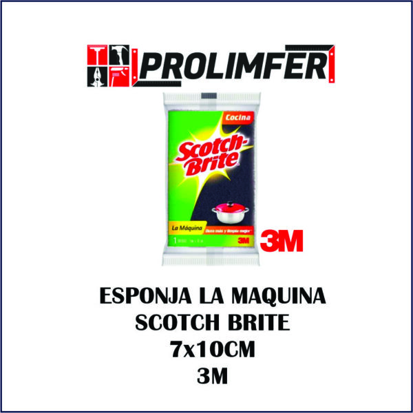 Esponja La Máquina Scotch Brite 7x10cm - 3M