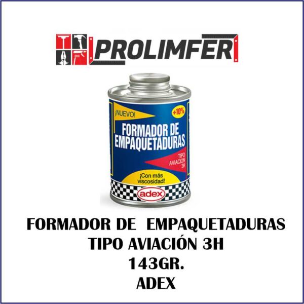 Formador de empaquetaduras tipo aviación 3H 143gr - ADEX