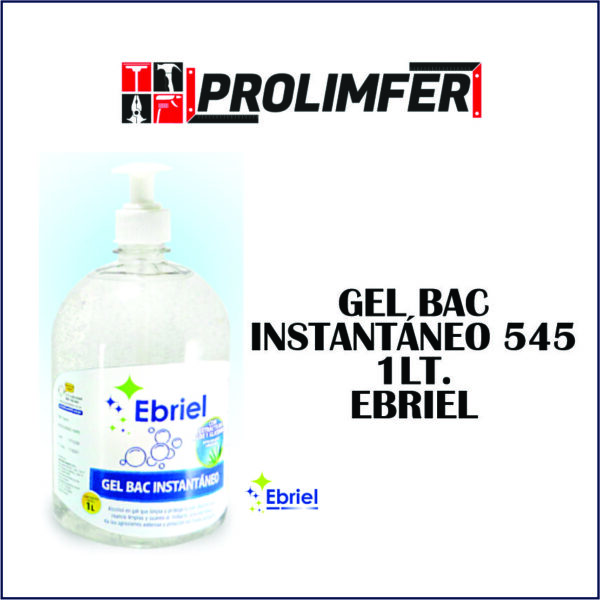 Gel bac instantáneo 545 1lt - EBRIEL