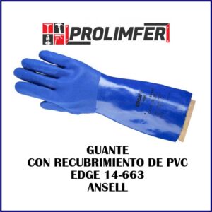 Guante con recubrimiento de PVC EDGE 14-663 - ANSELL