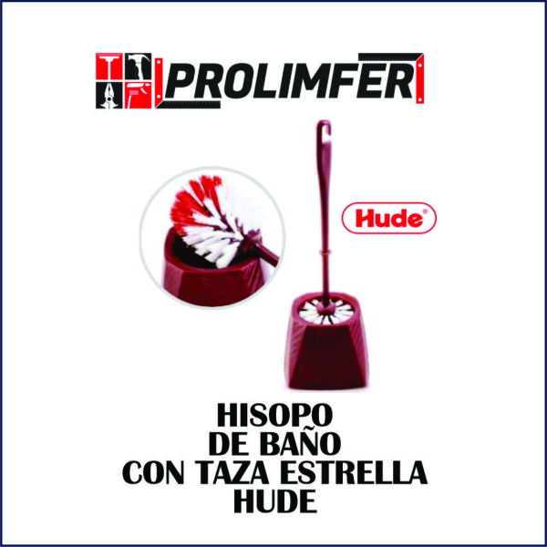 Hisopo de baño con taza estrella - HUDE