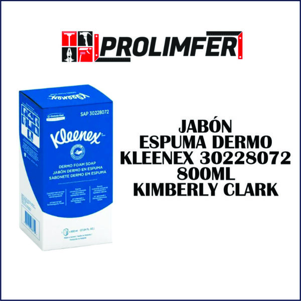 Jabón espumero dermo Kleenex 30228072 800ml - KIMBERLY CLARK