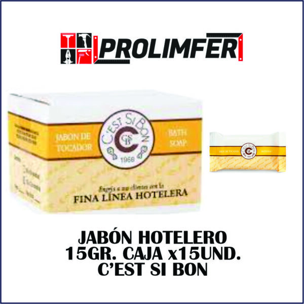 Jabón hotelero 15gr caja x15 - C'EST SI BON