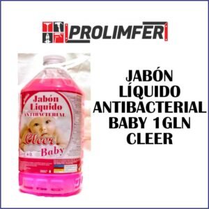 Jabón líquido antibacterial baby 1gln - CLEER