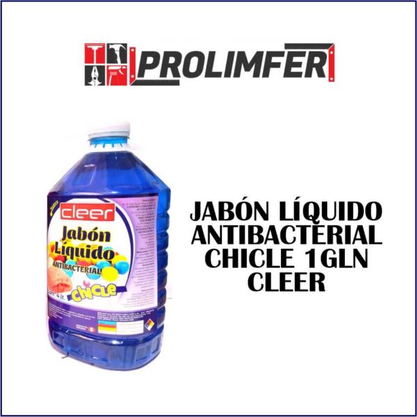 Jabón líquido antibacterial chicle 1gln - CLEER