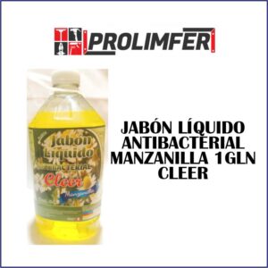 Jabón líquido antibacterial manzanilla 1gln - CLEER