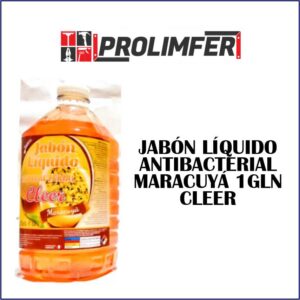 Jabón líquido antibacterial maracuyá 1gln - CLEER