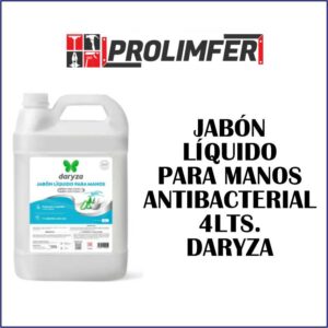 Jabón líquido para manos antibacterial 4lts - DARYZA