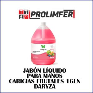 Jabón líquido para manos caricias frutales 1gln - DARYZA