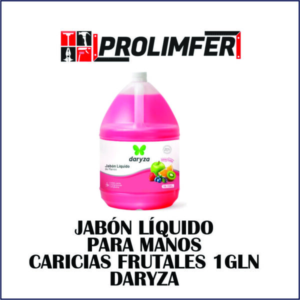 Jabón líquido para manos caricias frutales 1gln - DARYZA