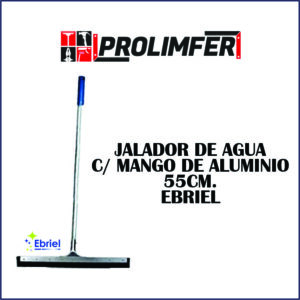 Jalador de agua con mango de aluminio 55cm - EBRIEL