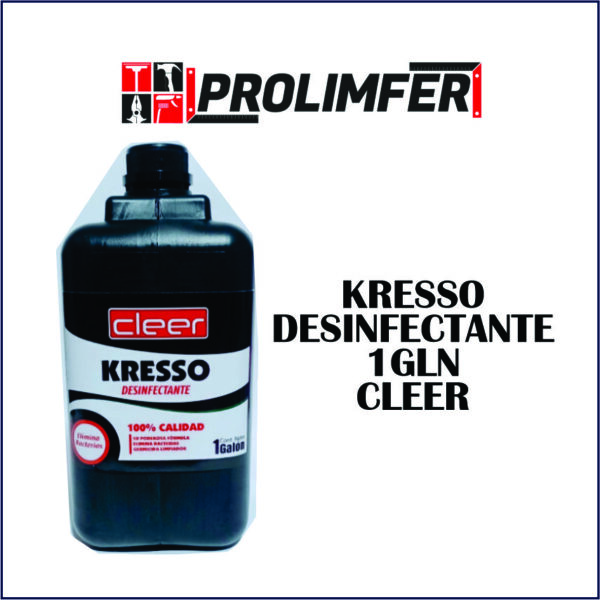 Kresso desinfectante 1gln - CLEER