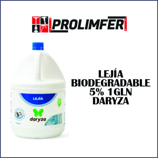 Lejía biodegradable 5% 1gln - DARYZA