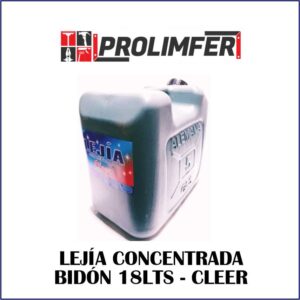 Lejía concentrada bidón 18lts - CLEER