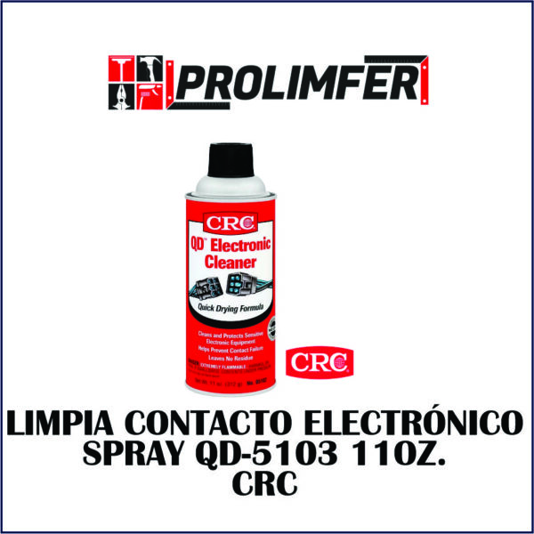 Limpia contacto electrónico spray QD-5103 11oz - CRC