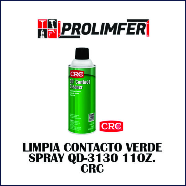 Limpia contacto verde spray QD-3130 11oz - CRC